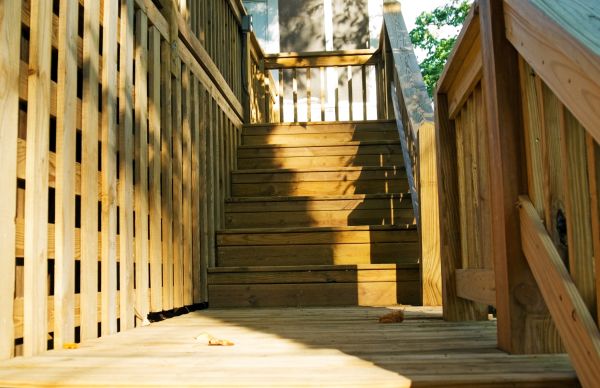 Deck Steps Installation