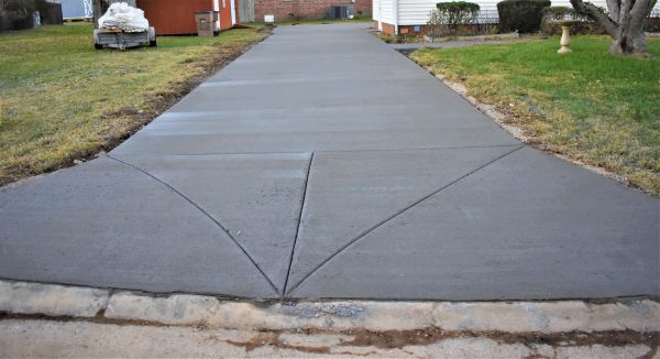 Driveway Pad Laying