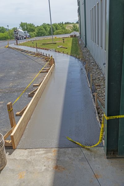 Concrete Sidewalk Paving in Rocky Mount